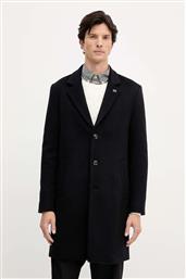 ΜΑΛΛΙΝΟ ΠΑΛΤΟ ΧΡΩΜΑ: ΜΑΥΡΟ, MW0MW40768 TOMMY HILFIGER