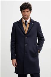 ΜΑΛΛΙΝΟ ΠΑΛΤΟ ΧΡΩΜΑ: ΝΑΥΤΙΚΟ ΜΠΛΕ, MW0MW40768 TOMMY HILFIGER