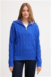 ΜΑΛΛΙΝΟ ΠΟΥΛΟΒΕΡ ΧΡΩΜΑ: ΜΠΛΕ, WW0WW46425 TOMMY HILFIGER