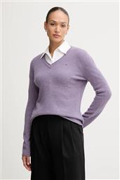 ΜΑΛΛΙΝΟ ΠΟΥΛΟΒΕΡ ΧΡΩΜΑ: ΜΠΟΡΝΤΟ, WW0WW43505 TOMMY HILFIGER