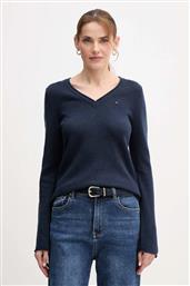 ΜΑΛΛΙΝΟ ΠΟΥΛΟΒΕΡ ΧΡΩΜΑ: ΜΠΟΡΝΤΟ, WW0WW43505 TOMMY HILFIGER