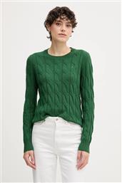 ΜΑΛΛΙΝΟ ΠΟΥΛΟΒΕΡ ΧΡΩΜΑ: ΠΡΑΣΙΝΟ, WW0WW43586 TOMMY HILFIGER