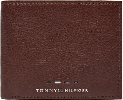 ΜΙΚΡΟ ΠΟΡΤΟΦΟΛΙ ΑΝΔΡΙΚΟ TH PREMIUM MINI CC WALLET AM0AM12781 ΚΑΦΕ TOMMY HILFIGER