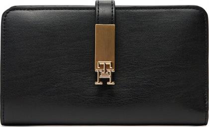 ΜΙΚΡΟ ΠΟΡΤΟΦΟΛΙ ΓΥΝΑΙΚΕΙΟ TH HERITAGE MED WALLET AW0AW17262 ΜΑΥΡΟ TOMMY HILFIGER από το MODIVO