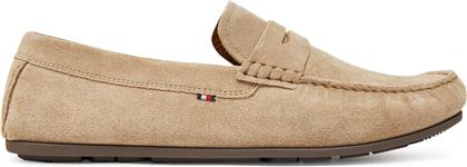 ΜΟΚΑΣΙΝΙΑ CASUAL HILFIGER SUEDE DRIVER FM0FM04998 ΜΠΕΖ TOMMY HILFIGER