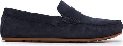 ΜΟΚΑΣΙΝΙΑ CASUAL HILFIGER SUEDE DRIVER FM0FM04998 ΣΚΟΥΡΟ ΜΠΛΕ TOMMY HILFIGER