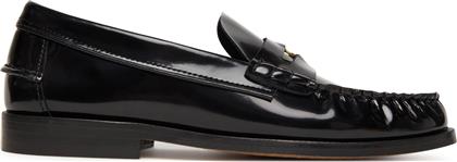 ΜΟΚΑΣΙΝΙΑ HILFIGER PENNY ABRASIVATO FW0FW09257 ΜΑΥΡΟ TOMMY HILFIGER