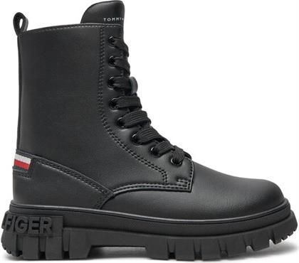 ΟΡΕΙΒΑΤΙΚΑ ΠΑΠΟΥΤΣΙΑ LACE-UP BOOTIE T3A5-33600-1351 M ΜΑΥΡΟ TOMMY HILFIGER