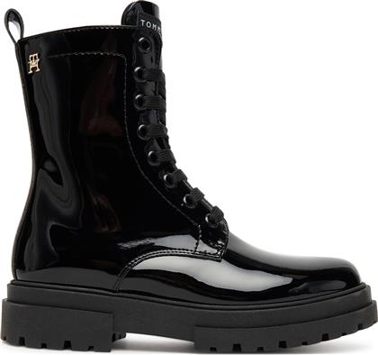 ΟΡΕΙΒΑΤΙΚΑ ΠΑΠΟΥΤΣΙΑ LACE-UP BOOTIE T4A5-34025-0775 S ΜΑΥΡΟ TOMMY HILFIGER