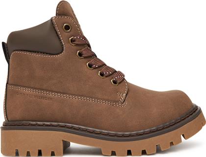 ΟΡΕΙΒΑΤΙΚΑ ΠΑΠΟΥΤΣΙΑ T3X5-34125-1269509 S ΚΑΦΕ TOMMY HILFIGER