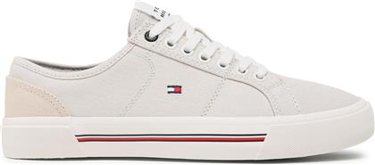 ΠΑΝΙΝΑ ΠΑΠΟΥΤΣΙΑ CORE CORPORATE VULC CANVAS FM0FM04560 ΓΚΡΙ TOMMY HILFIGER