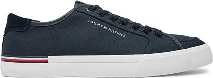 ΠΑΝΙΝΑ ΠΑΠΟΥΤΣΙΑ CORE CORPORATE VULC CANVAS FM0FM05398 ΣΚΟΥΡΟ ΜΠΛΕ TOMMY HILFIGER