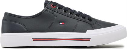 ΠΑΝΙΝΑ ΠΑΠΟΥΤΣΙΑ CORE CORPORATE VULC LEATHER FM0FM04561 ΣΚΟΥΡΟ ΜΠΛΕ TOMMY HILFIGER