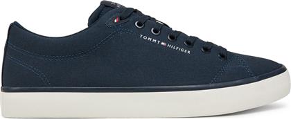 ΠΑΝΙΝΑ ΠΑΠΟΥΤΣΙΑ HI VULC LOW CORE CANVAS FM0FM05396 ΣΚΟΥΡΟ ΜΠΛΕ TOMMY HILFIGER