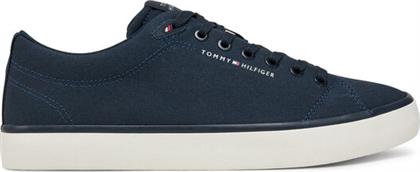 ΠΑΝΙΝΑ ΠΑΠΟΥΤΣΙΑ HI VULC LOW CORE CANVAS FM0FM05396 ΣΚΟΥΡΟ ΜΠΛΕ TOMMY HILFIGER