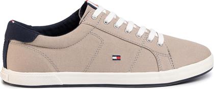 ΠΑΝΙΝΑ ΠΑΠΟΥΤΣΙΑ ICONIC LONG LACE SNEAKER FM0FM01536AEP ΜΠΕΖ TOMMY HILFIGER