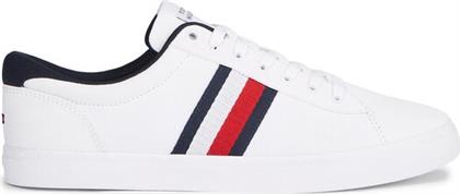 ΠΑΝΙΝΑ ΠΑΠΟΥΤΣΙΑ ICONIC VULC STRIPES MESH FM0FM05072 ΛΕΥΚΟ TOMMY HILFIGER