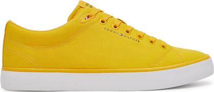 ΠΑΝΙΝΑ ΠΑΠΟΥΤΣΙΑ TH HI VULC LOW CORE CANVAS FM0FM05396 ΚΙΤΡΙΝΟ TOMMY HILFIGER