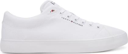 ΠΑΝΙΝΑ ΠΑΠΟΥΤΣΙΑ TH HI VULC LOW CORE CANVAS FM0FM05396 ΛΕΥΚΟ TOMMY HILFIGER