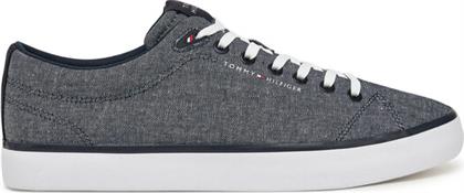 ΠΑΝΙΝΑ ΠΑΠΟΥΤΣΙΑ TH HI VULC LOW CORE CHAMBRAY FM0FM05389 ΜΠΛΕ TOMMY HILFIGER