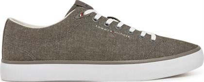 ΠΑΝΙΝΑ ΠΑΠΟΥΤΣΙΑ TH HI VULC LOW CORE CHAMBRAY FM0FM05389 ΓΚΡΙ TOMMY HILFIGER