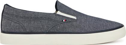 ΠΑΝΙΝΑ ΠΑΠΟΥΤΣΙΑ TH HI VULC LOW SLIP ON CH FM0FM05390 ΜΠΛΕ TOMMY HILFIGER