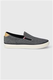 ΠΑΝΙΝΑ ΠΑΠΟΥΤΣΙΑ TH HI VULC LOW SLIPON CHAMBRAY ΧΡΩΜΑ: ΝΑΥΤΙΚΟ ΜΠΛΕ, FM0FM04947 TOMMY HILFIGER