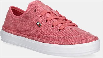 ΠΑΝΙΝΑ ΠΑΠΟΥΤΣΙΑ WASHED CANVAS VULC SNEAKER TOMMY HILFIGER
