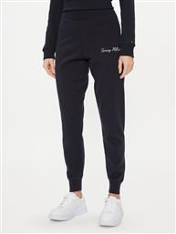 ΠΑΝΤΕΛΟΝΙ ΦΟΡΜΑΣ SCRIPT GRAPHIC WW0WW40347 ΣΚΟΥΡΟ ΜΠΛΕ REGULAR FIT TOMMY HILFIGER