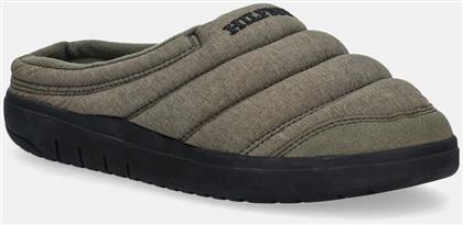 ΠΑΝΤΟΦΛΕΣ COMFORT ELEVATED HOUSE SHOE ΧΡΩΜΑ: ΠΡΑΣΙΝΟ, FM0FM05616 TOMMY HILFIGER
