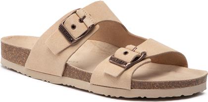 ΠΑΝΤΟΦΛΕΣ CORK SUEDE BUCKLE SANDAL FM0FM04367 ΜΠΕΖ TOMMY HILFIGER