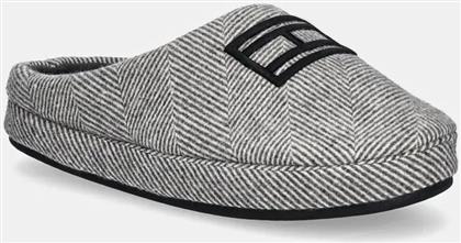 ΠΑΝΤΟΦΛΕΣ FLAG HERRINGBONE HOUSE SHOE ΧΡΩΜΑ: ΓΚΡΙ, FM0FM05304 TOMMY HILFIGER