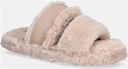 ΠΑΝΤΟΦΛΕΣ HILFIGER FUR SLIPPER ΧΡΩΜΑ: ΠΟΡΤΟΚΑΛΙ, FW0FW08854 TOMMY HILFIGER