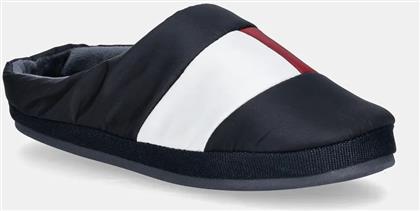 ΠΑΝΤΟΦΛΕΣ HILFIGER NYLON FLAG HOUSE SHOE ΧΡΩΜΑ: ΝΑΥΤΙΚΟ ΜΠΛΕ, FM0FM05228 TOMMY HILFIGER