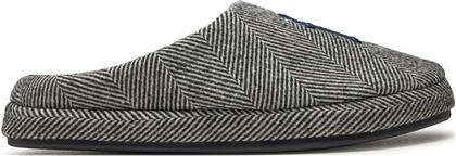 ΠΑΝΤΟΦΛΕΣ ΣΠΙΤΙΟΥ EMBROI HERRINGBONE HOUSE SHOE FM0FM05539 ΜΑΥΡΟ TOMMY HILFIGER