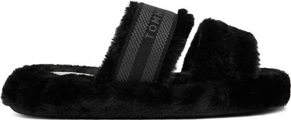 ΠΑΝΤΟΦΛΕΣ ΣΠΙΤΙΟΥ HILFIGER FUR SLIPPER FW0FW08854 ΜΑΥΡΟ TOMMY HILFIGER