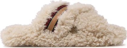 ΠΑΝΤΟΦΛΕΣ ΣΠΙΤΙΟΥ SHERPA FUR HOME SLIPPERS STRAP FW0FW06576 ΜΠΕΖ TOMMY HILFIGER