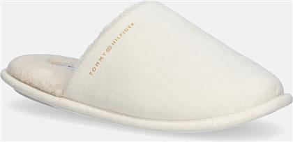 ΠΑΝΤΟΦΛΕΣ TH SOFT HOUSE SHOE ΧΡΩΜΑ: ΑΣΠΡΟ, FW0FW08853 TOMMY HILFIGER