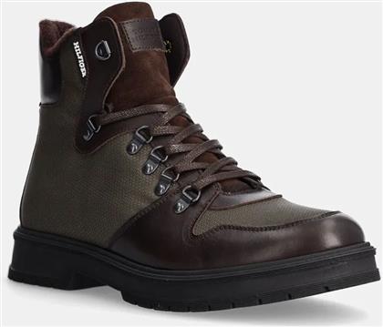 ΠΑΠΟΥΤΣΙΑ HILFIGER WARM CORDURA MIX BOOT ΧΡΩΜΑ: ΠΡΑΣΙΝΟ, FM0FM05180 TOMMY HILFIGER