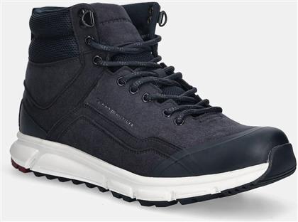 ΠΑΠΟΥΤΣΙΑ OUTDOOR RUNNER HI WPM ΧΡΩΜΑ: ΝΑΥΤΙΚΟ ΜΠΛΕ, FM0FM05575 TOMMY HILFIGER