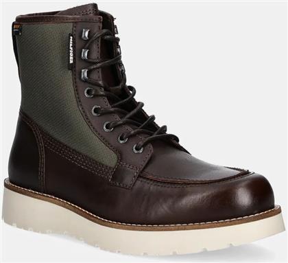 ΠΑΠΟΥΤΣΙΑ TH AMERICAN MIX CORDURA BOOT ΧΡΩΜΑ: ΚΑΦΕ, FM0FM05196 TOMMY HILFIGER