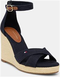 ΠΕΔΙΛΑ FLAG HIGH WEDGE ESPAD CRISSCROSS TOMMY HILFIGER