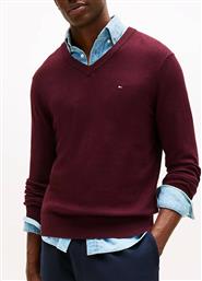 PIMA ORG CTN CASHMERE V NECK TOMMY HILFIGER