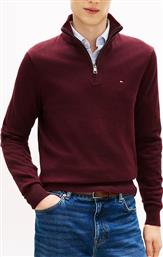 PIMA ORG CTN CASHMERE ZIP MOCK TOMMY HILFIGER
