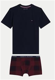 ΠΙΤΖΑΜΑ UB0UB00562 ΣΚΟΥΡΟ ΜΠΛΕ REGULAR FIT TOMMY HILFIGER