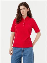 POLO 1985 WW0WW43224 ΚΟΚΚΙΝΟ REGULAR FIT TOMMY HILFIGER