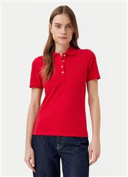 POLO 1985 WW0WW43225 ΚΟΚΚΙΝΟ SLIM FIT TOMMY HILFIGER