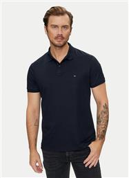 POLO ESSENTIAL MW0MW35585 ΣΚΟΥΡΟ ΜΠΛΕ REGULAR FIT TOMMY HILFIGER