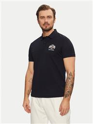 POLO ICON GRAPHIC MW0MW37516 ΣΚΟΥΡΟ ΜΠΛΕ REGULAR FIT TOMMY HILFIGER