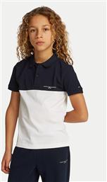 POLO KB0KB09527 ΣΚΟΥΡΟ ΜΠΛΕ REGULAR FIT TOMMY HILFIGER